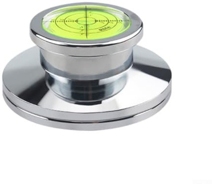 Logra una reproducción impecable con el estabilizador de grabación LP, compatible con la mayoría de tocadiscos (negro)