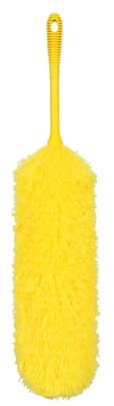 HOMESHOPA Yellow Microfibre House Hold Duster for Cleaning, Washable, Lint Free Handheld Duster, Ideal for Cleaning of all delicate Surfaces