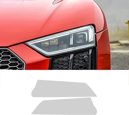 Auto Scheinwerfer Folie Für Audi R8 2016-2020 Autoscheinwerfer Schutzfolie Frontlicht Transparent Geschwärzter TPU Aufkleber Autozubehör