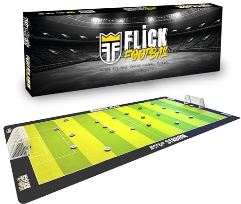 Lastuf Flick Football – Juego de Mesa de Fútbol | Estrategia, Habilidad y Partidos Realistas | para Niños y Adultos | Regalo Ideal para Futboleros