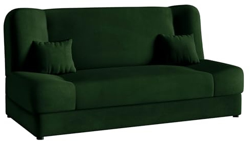 Mirjan24 Schlafsofa Jonas, Sofa mit Bettkasten und Schlaffunktion, Bettsofa, Dauerschläfer-Sofa, Schlafcouch, Materialmix, Couch vom Hersteller, Wohnlandschaft (Polo 889)