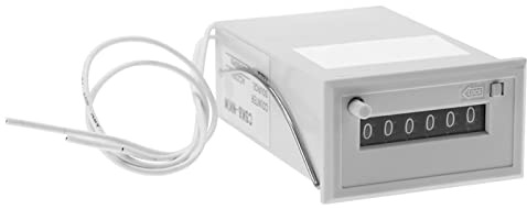 DC 12V 6-stelliger Impulszähler Elektromagnetischer Frequenzzähler LCD-Anzeige Impulssignalzähler, Schalter