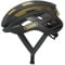 ABUS Rennradhelm AirBreaker - High-End Fahrradhelm für den professionellen Radsport - für Jugendliche und Erwachsene - Helm für Damen und Herren - Schwarz/Gold, Größe L