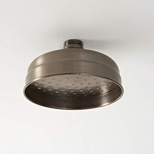 Milano Elizabeth Traditional 155mm Round Rainfall Shower Head - Oil Rubbed Bronze