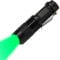Lampe de poche LED verte - Zoomable - Résistante à l'eau - 3 modes d'éclairage - Mise au point réglable - Pour le camping, la chasse, la randonnée, la vision nocturne, les urgences