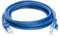 Cat6 0.5M Network Ethernet Patch Cable, 550Mhz Internet Wire, Compatible with PC, Laptop, Modem, Router, TVs, Printer Cord, Consoles for Home and Office, Blue