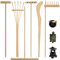 9 Mini Zen da Giardino Rastrelliera da Giardino Zen Sandbox Kit Giardino Zen in Bambù Desktop Mini Attrezzi Accessori Giardino Zen con Figurine per Genitori Decorazioni Tavola di Mediazione