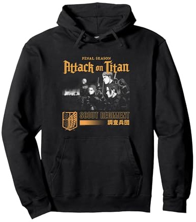 Attack on Titan Season 4 Scout Regiment Still Anime Pullover Hoodie