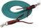 Weaver Leather EcoLuxe Bambus-Zügel, rund, 1,27 x 3,4 m, Türkis/Anthrazit