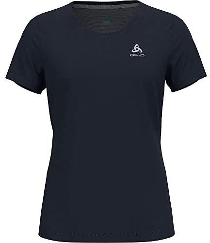 Odlo Wandershirt Damen F-Dry I Funktionsshirt Wandern Atmungsaktiv Wanderoberteil T-Shirt I Damen