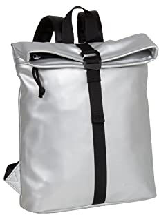 New Rebels Mart Los Angeles Wasserabweisender Rucksack – 7l Rolltop – Modische Tasche Für Jedes Abenteuer – Wasserabweisender Rucksack Unisex - Silver