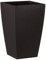 Muddy Hands Brown Rattan Large Plant Pot Indoor Home Outdoor Garden Tall Square Plastic Flower Tree Planter (Single - 45 Litre)