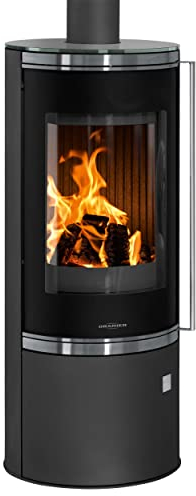Oranier 5900 30 Arena 2.0 Kaminofen Stahl Schwarz mit Abdeckplatte Glas/A+