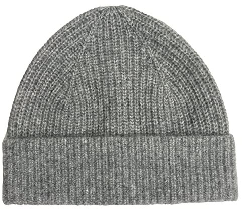 Kashmir & Kind Mütze aus 100 % Kaschmir, Grau, Einheitsgr��e