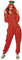 Rubies Disfraz Fresón para adulto, Unisex, talla Única, Jumpsuit con capucha, original halloween, carnaval, fiestas, despedida de soltero, Cosplay y cumpleaños.