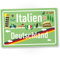 DankeDir! Italien Deutschland Ortsschild - Schild 30 x 20 cm - Geschenk Idee Gutschein Reise Urlaub Reisegutschein Männer & Frauen Geldgeschenk Abschiedskarte Geschenkidee Deko Karte