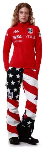 Kappa - Felpa con Zip, Donna, Poliestere, Sci, Modello: 6Cento 688 Us
