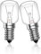 Bonlux E14 Salt Lamp Bulbs Dimmable, E14 Oven Light Bulb 300 Degrees SES Oven Pygmy Bulb 300C Heat Resistant T25 Appliance Bulb for Ovens, Microwaves, Himalayan Salt Lamp, Warm White 2700K (2-Packs)