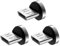 AXFEE 3 Pezzi Connettori Magnetici, Trasferimento Dati a Ricarica Rapida Micro USB, per Rotondo 7 Pin Cavo di Magnetica, Compatibile con Micro USB(Senza Cavi Magnetici)