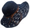 WEIGEER Straw Hat Women Beach Sun Hat Foldable Wide Brim Floppy Summer Hat for Women Strohhut für Damen Weißer Strand-Sonnenhut Faltbar Sun Helmet