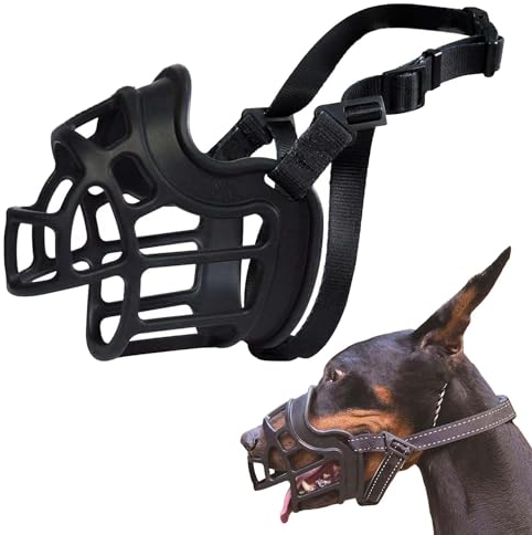 Maulkorb für Hunde,Korbmaulkorb für Hunde,Maulkorb für Hunde,Silikon-Korb Hund Maulkörbe,Hunde Maulkorb Gegen Bellen,Mittlere und Große Hund