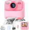 masterbee Kid Camera Instant Print Photo, Birthday Gifts for Girls and Boys, Kids Digital Camera Toys, 1080P HD Video, 3 4 5 6 7 8 9 10 11 12 Year Old Boy Gifts/Girl Gifts