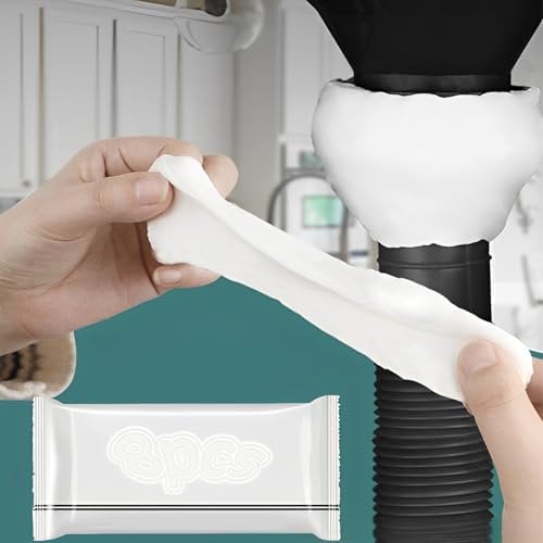 WTZWYFWJ Sellador impermeable, 8 unidades de arcilla de reparación resistente al agua, emulsión aislante, lodo de reparación rápida para conexiones de desagüe, agujeros y huecos, relleno de pared