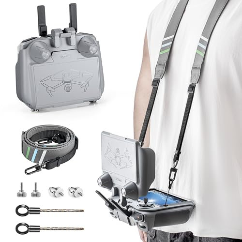 STARTRC Mini 4 Pro Sonnenblende mit Gurt für DJI Mini 3/Neo/Flip/Air 3S/Air 3 Zubehör, Sonnenschutz für DJI RC 2 und RC Controller Joystick Bildschirmschutz, 3-in-1 für DJI Mini 4 Pro Zubehör