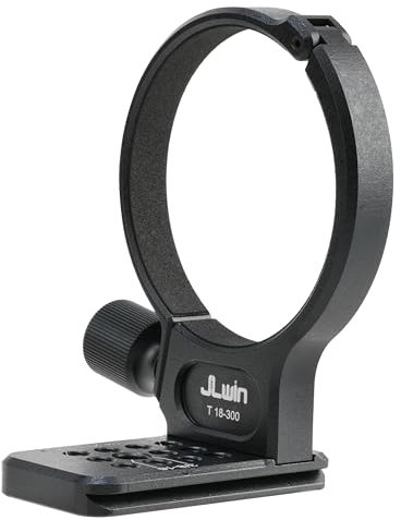 FOTGA Metall Stativ-Halterungsring Objektiv Stativring 74mm für Tamron 18-300mm F/3.5-6.3 Di III-A VC VXD Objektiv, integrierte Arca Swiss Stativ Schnellwechselplatte mit 1/4 & 3/8 Schraube