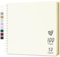 Hiwhy Fotoalbum Scrapbook 25,5x25,5 cm 50 Blätter DIY Scrapbook Hartes Kraftpapier Baby Erinnerungsbuch Familie Geburtstag Hochzeit Jahrestag Scrapbook, Beige