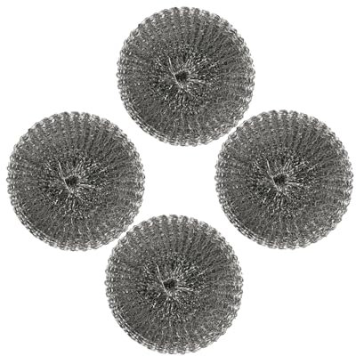 4 Pcs Kettle Descaler Balls Stainless Steel Doughnut Kettle Descaler for Kettle Durable Kettle Cleaner Premium Limescale Remover Kettle Descalers Wire Ball Durable Long Life Reusable Scourers