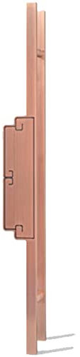 FQCXCKJ Door Handles Double Sided Barn Push Pull for Glass/Wooden/Metal Doors,Retro Aluminum Sliding Barn Pull (Red Copper 80cm/31.5in)