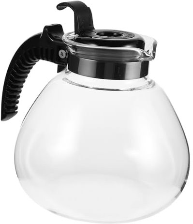 ULTECHNOVO Kaffeekanne Glas Thermoskanne Mit Pfeife Für Camping Und Küche Hitzebeständig Transparente Kaffeekanne Mit Tropffilter Lange Wärmespeicherung Für Kaffee Und Tee