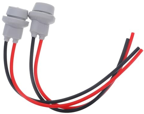 FUNOMOCYA 2 Stück Autolampenfassung für Blinker und Bremslicht Abs und Kupfer Material Einfache Montage Passend für Kfz Innenraum Zufällige Farbe