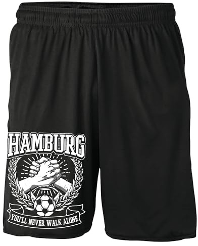 UGLYSHIRT Alles für Hamburg Shorts | Sport Aufstieg Kurze Hose Sweatshorts Fanartikel