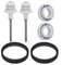 Kit de montage arbre de transmission et roulement pour piscine Zodiac compatible avec les modèles MX8 & MX6