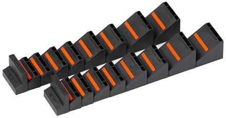 ToolBox Widget Basics Wrench Organizer - Rubber Wrench Holders for Tool Drawer - Modular Toolbox Organizer System - 1 Pack, 16 Holders