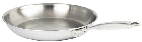 Cristel - Poêle inox 24 cm Castel Pro 5 PLY Poignée fixe - CRISTEL