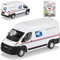 alles-meine.de GmbH Dodge Ram Promaster Transporter Kasten Weiss USPS Baugleich FIAT Ducato Citroen Jumper Peugeot Boxer 1/64 Greenlight Modell Auto mit individiuellem Wunschkenn..