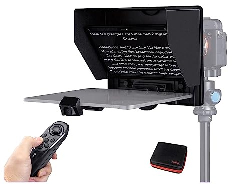 Teleprompter, Teleprompter Tablet DSLR-Kamera & Smartphone-Shooting-APP-kompatible Hülle im Lieferumfang enthalten