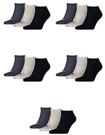 Puma Pack of 3 Unisex Sports Socks - - 39-42