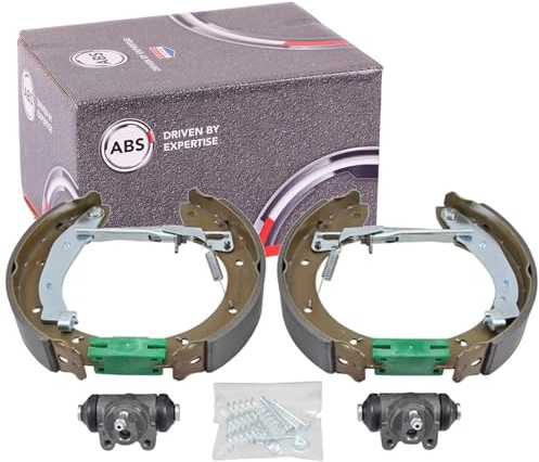 A.B.S. 111484 Bremsenset Trommelbremse Bremsbacken Satz mit Radbremszylinder mit Zubehör Hinten Kompatibel mit RENAULT Espace 3 JE0