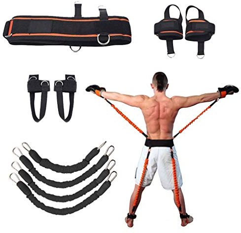 YNXing Widerstandsband-Übungsset für Arme und Beine Training Fitness Bands to Improve Agility, Speed and Fitness - Gym Equipment for Football, Basketball