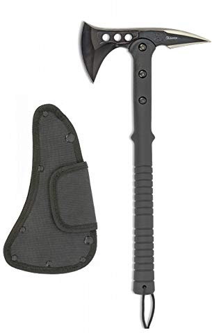Tiendas LGP Albainox 32399 Ascia Albainox Nera. Totale: 39 cm - Strumento per caccia, pesca, campeggio, outdoor, sopravvivenza e bushcraft