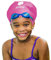 Happy Mane Bonnet de Bain Natation en Silicone Imperméable Qualité Supérieure pour Cheveux Longs Afro Tresses Rasta Dreadlocks pour Femmes Hommes Enfants Bonnets Piscine Douche, Extra-Large (Rose, S)