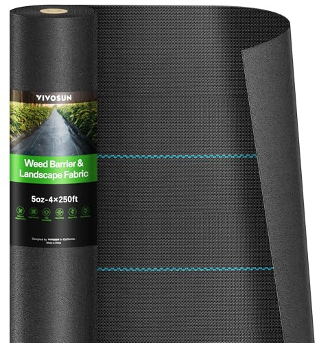 Vitosun Toile de protection pour sol extérieur ou serre 5 oz 4×250FT