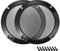 sourcing map 2pcs 8 Speaker Grill Mesh Decorative Circle Woofer Guard Protector Cover Audio Accessories Black