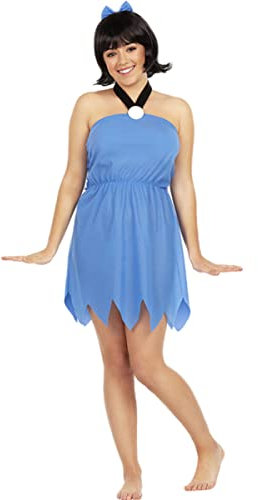 Funidelia | Betty Geröllheimer Kostüm - Familie Feuerstein für Damen The Flintstones, Höhlenmensch - Kostüme für Erwachsene & Verkleidung für Partys, Karneval & Halloween - Größe XL - Weiß