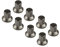iCon Metal Knob Cap Set of 8