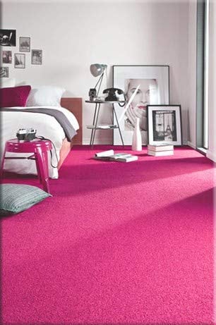 Tappeto monocolore Eton per qualsiasi stanza, soggiorno, camera da letto, stanza dei bambini, tappeti, rosa, misure differenti, 250x350 cm